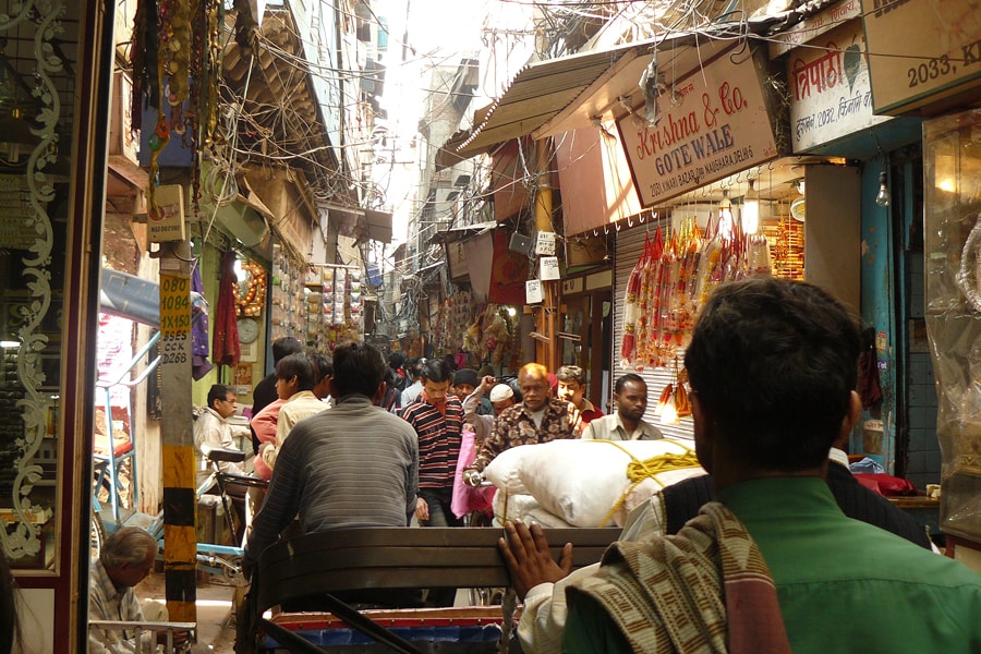 Einkauf in Old Delhi