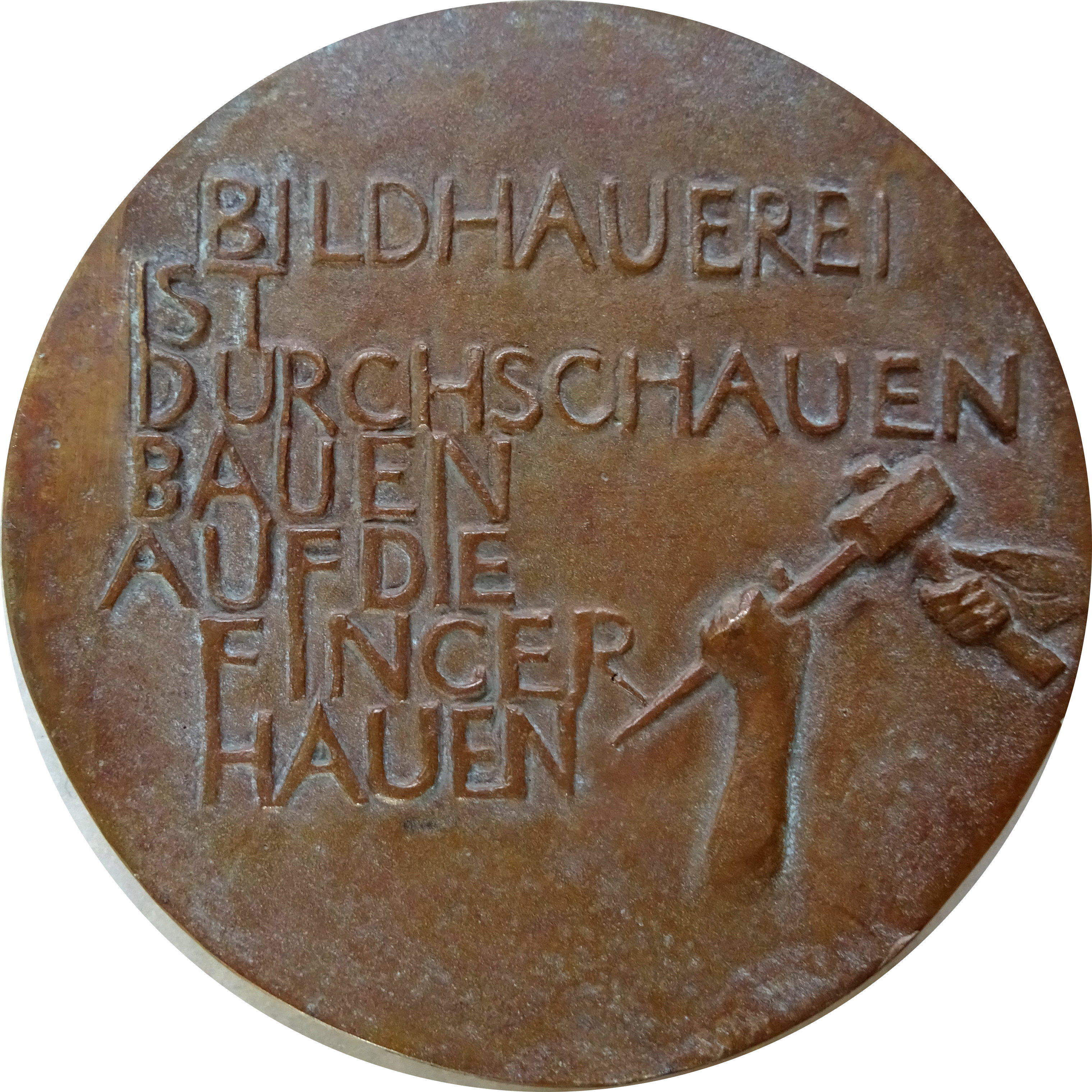 Ausstellung Medaillen und Reiseskizzen von Eva Backofen